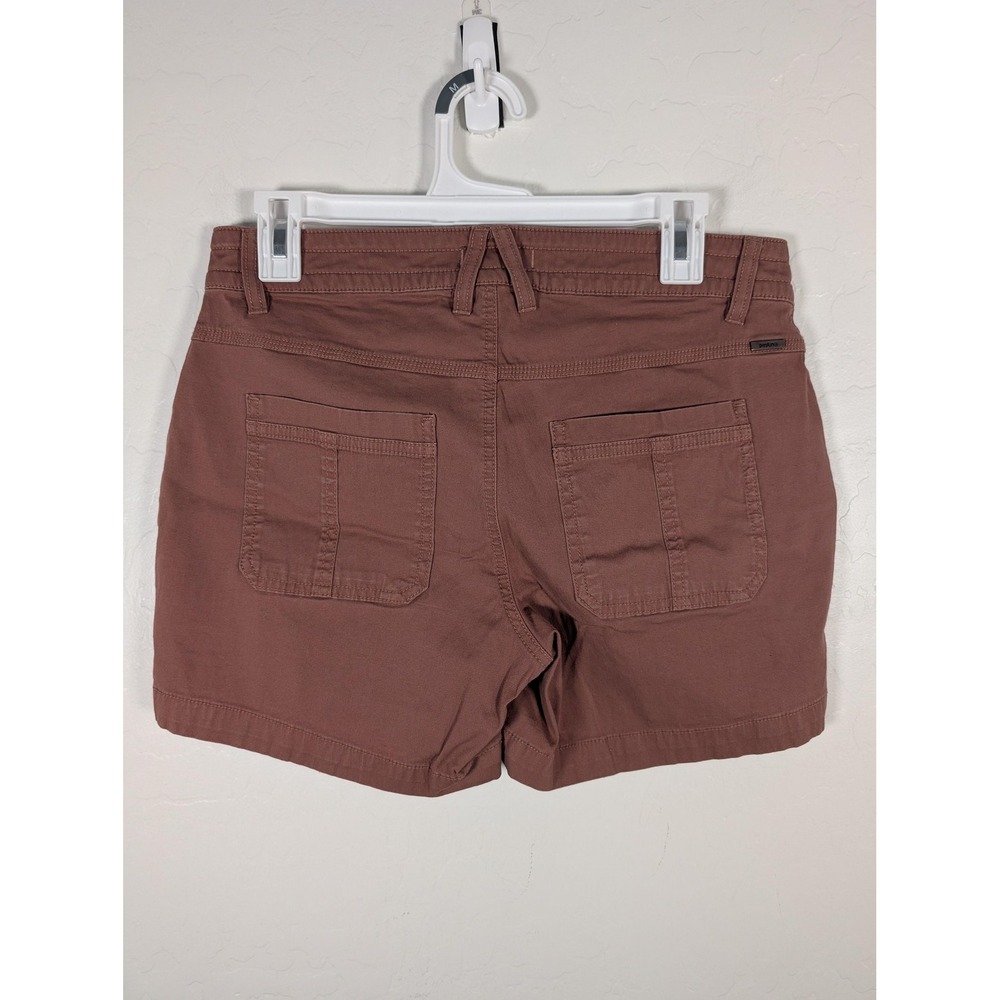 prAna Shorts‎ Womens 8/29 Brown Outdoor Hiking Utility Pockets Casual Zip Fly - Picture 5 of 11